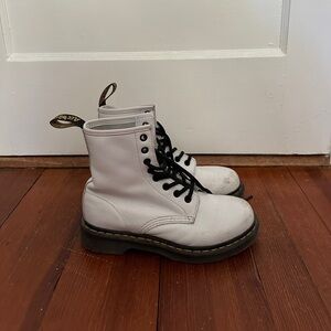 White Doc Martins